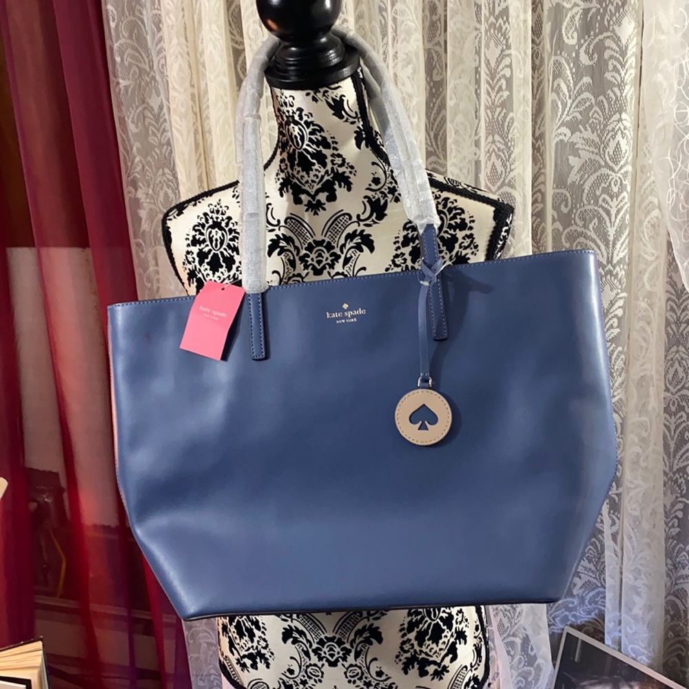 Blue KATE SPADE LARGE TOTE